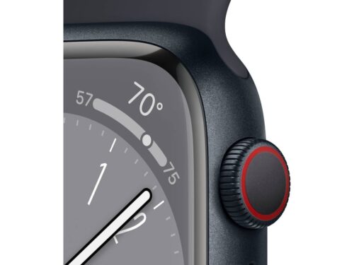 APPLE Watch Series 8 GPS+Cellular 45 mm Meia-noite com Bracelete Desportiva Meia-noite - Imagen 3
