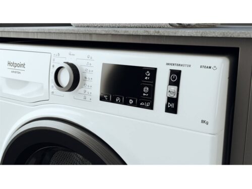 Máquina de Lavar Roupa HOTPOINT NM11 846 WS A EU N (8 kg - 1400 rpm - Branco) - Imagen 3