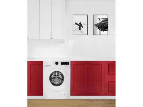 Máquina de Lavar Roupa MIDEA MFGL17W90B/W-PT (9 kg - 1400 rpm - Branco) - Imagen 2