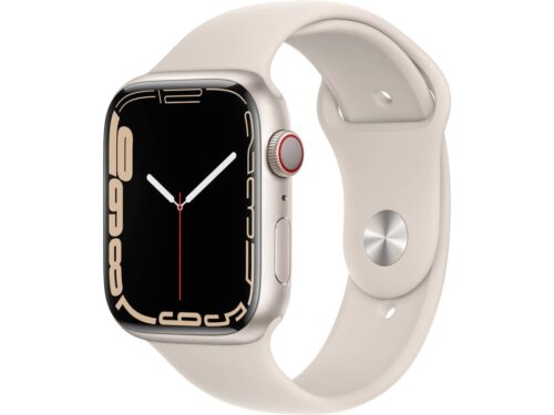APPLE Watch Series 7 GPS+Cellular 45 mm Luz das Estrelas com Bracelete Desportiva Luz das Estrelas