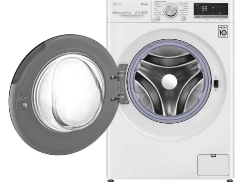 Máquina de Lavar e Secar Roupa LG F4DV5010SMW (7/10.5 kg - 1400 rpm - Branco) - Imagen 5