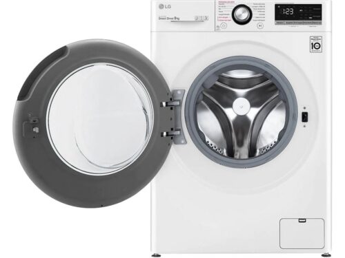 Máquina de Lavar Roupa LG F4WV3009S6W (9 kg - 1400 rpm - Branco) - Imagen 3