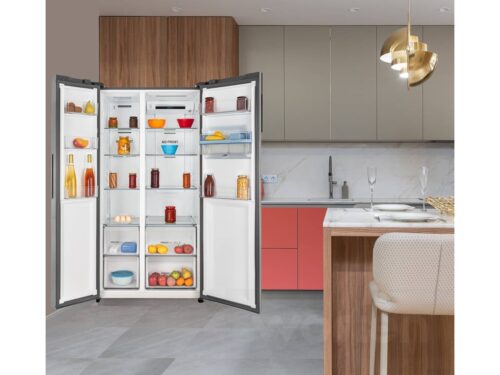 Frigorífico Americano HAIER HSR3918EWPG (No Frost - 177.5 cm - 505 L - Inox) - Imagen 3
