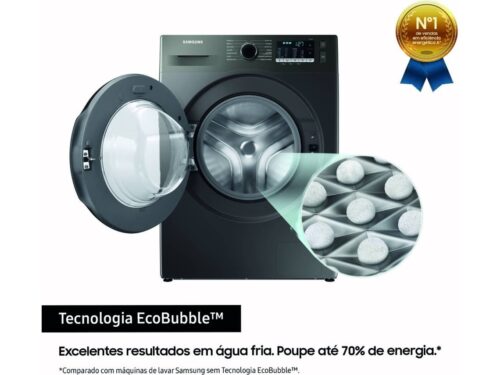 Máquina de Lavar Roupa SAMSUNG WW80TA046AX (8 kg - 1400 rpm - Inox) - Imagen 5