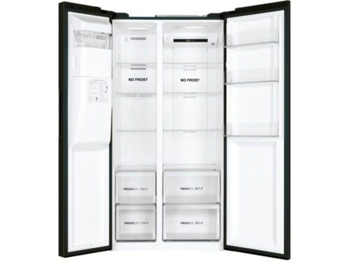 Frigorífico Americano HAIER HSR3918FIPB (No Frost - 177.5 cm - 504 L - Preto) - Imagen 3