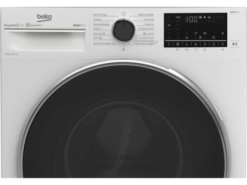 Máquina de Lavar Roupa BEKO Aquatech & Steamcure B5WFT59418W (9 kg - 1400 rpm - Branco) - Imagen 3