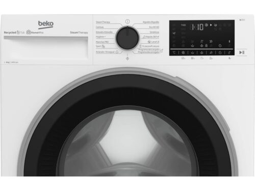 Máquina de Lavar Roupa BEKO SteamCure B3WFT58415W (8 kg - 1400 rpm - Branco) - Imagen 3