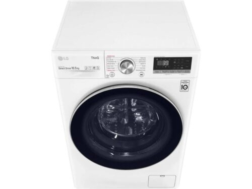 Máquina de Lavar Roupa LG F4WV7010S2W (10.5 kg - 1400 rpm - Branco) - Imagen 4