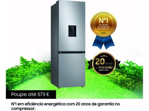 Frigorífico Combinado SAMSUNG RB34T632DSA (No Frost - 185.3 cm - 331 L - Inox) - Imagen 3
