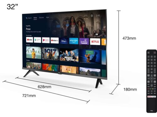 TV TCL Android 32S6200 (LED - 32'' - 81 cm - HD - Smart Tv) - Imagen 3