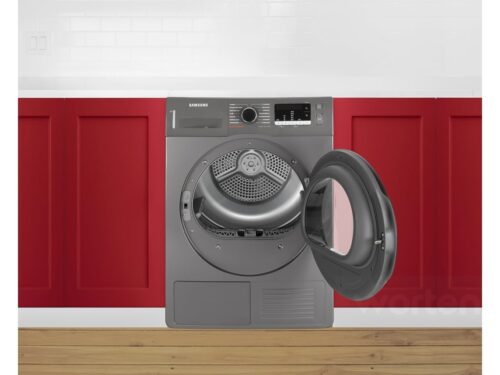 Máquina de Secar Roupa SAMSUNG DV80TA020AX (8 kg - Bomba de Calor - Inox - Imagen 4