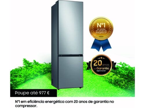 Frigorífico Combinado SAMSUNG Bespoke RB38A6B3DS9 (No Frost - 203 cm - 390 L - Inox) - Imagen 4