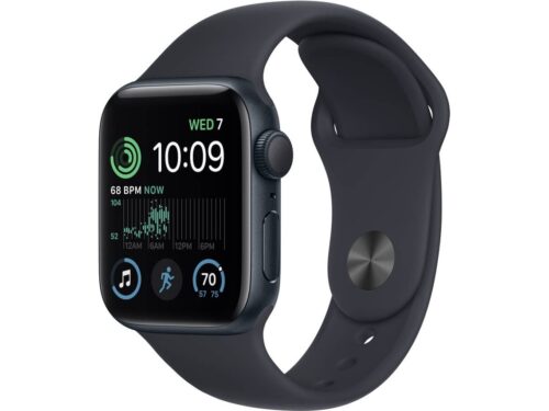 APPLE Watch SE GPS 40 mm Meia-noite com Bracelete Desportiva Meia-noite
