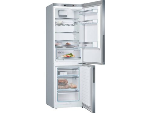 Frigorífico Combinado BOSCH KGE36AICA (Low Frost - 186 cm - 308 L - Inox) - Imagen 2