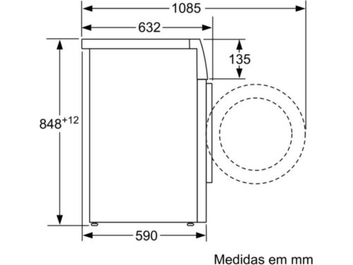 Máquina de Lavar Roupa BOSCH i-DOS WAX28EH0ES (10 kg - 1400 rpm - Branco) - Imagen 5