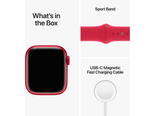 APPLE Watch Series 8 GPS 41 mm (Product) Red com Bracelete Desportiva (Product) Red - Imagen 6