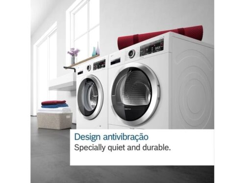 Máquina de Secar Roupa BOSCH WTR85T00ES (9 kg - Bomba de Calor - Branco) - Imagen 5