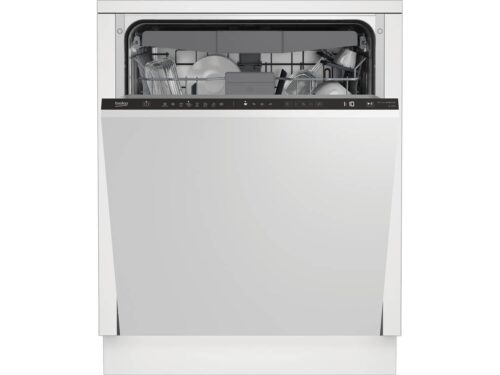 Máquina de Lavar Loiça Encastre BEKO HygieneShield & Autodose BDIN38521Q (15 Conjuntos - 59.8 cm - Painel Preto)