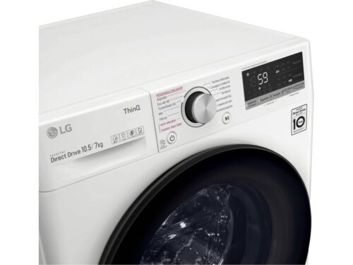 Máquina de Lavar e Secar Roupa LG F4DV5010SMW (7/10.5 kg - 1400 rpm - Branco) - Imagen 3