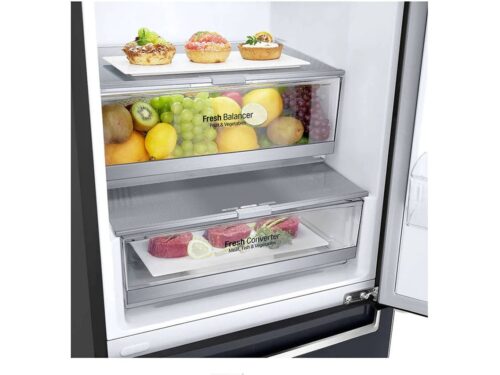 Frigorífico Combinado LG GBB72MCDGN (No Frost - 203 cm - 384 L - Preto) - Imagen 5