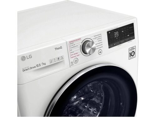 Máquina de Lavar e Secar Roupa LG F4DV7010S2W (7/10.5 kg - 1400 rpm - Branco) - Imagen 4