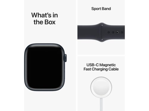 APPLE Watch Series 8 GPS+Cellular 45 mm Meia-noite com Bracelete Desportiva Meia-noite - Imagen 6