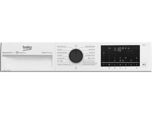 Máquina de Lavar Roupa BEKO SteamCure B3WFT58415W (8 kg - 1400 rpm - Branco) - Imagen 4