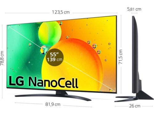 TV LG 55NANO766QA (Nano Cell - 55'' - 140 cm - 4K Ultra HD - Smart TV) - Imagen 2