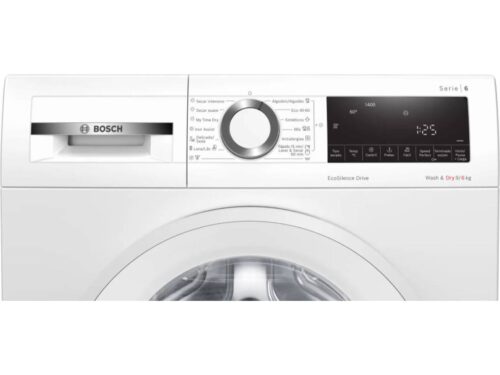 Máquina de Lavar e Secar Roupa BOSCH WNA14400ES (6/9 kg - 1400 rpm - Branco) - Imagen 2