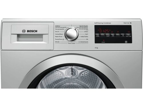 Máquina de Secar Roupa BOSCH WTG8729XEE (9 kg - Bomba de calor - Inox) - Imagen 3