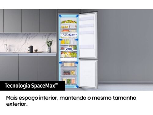 Frigorífico Combinado SAMSUNG Bespoke RB38A6B3DS9 (No Frost - 203 cm - 390 L - Inox) - Imagen 5