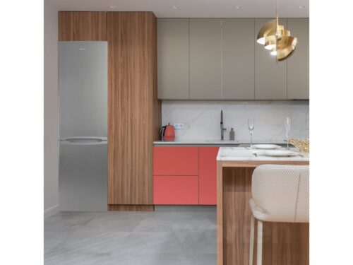 Frigorífico Combinado CANDY CMDS 6184XN (Estático - 185 cm - 305 L - Inox) - Imagen 2