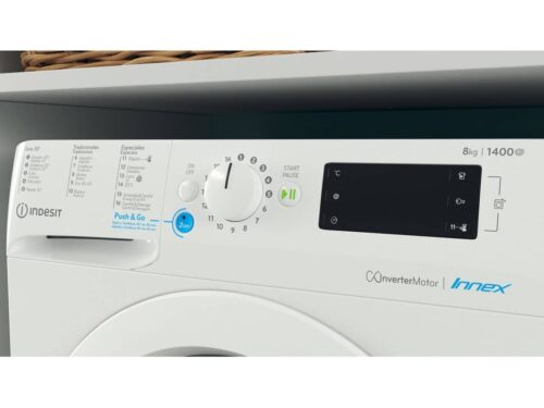 Máquina de Lavar Roupa INDESIT BWE 81496X WW SPT N (8 kg - 1400 rpm - Branco) - Imagen 5