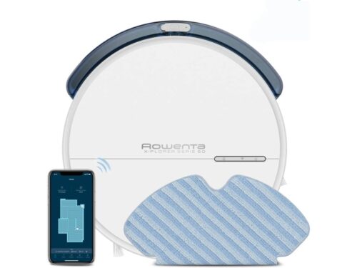 Aspirador Robô ROWENTA X-Plorer Serie 60 Allergy Kit Branco RR7447WH (Autonomia 90 min)