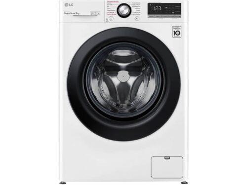 Máquina de Lavar Roupa LG F4WV3009S6W (9 kg - 1400 rpm - Branco)