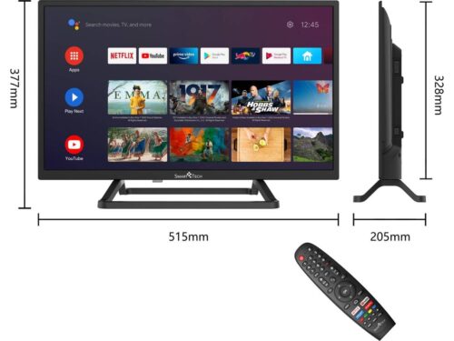 TV SMART TECH 24HA10T3 (LED - 24'' - 61 cm - HD - Android TV) - Imagen 3