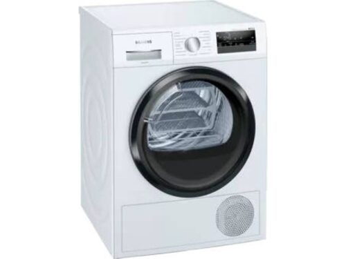 Máquina de Secar Roupa SIEMENS WT45M260ES (8 kg - Bomba de Calor - Branco)