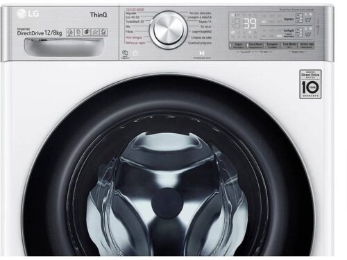 Máquina de Lavar e Secar Roupa LG F4DV9512P2W (8/12 kg - 1400 rpm - Branco) - Imagen 4
