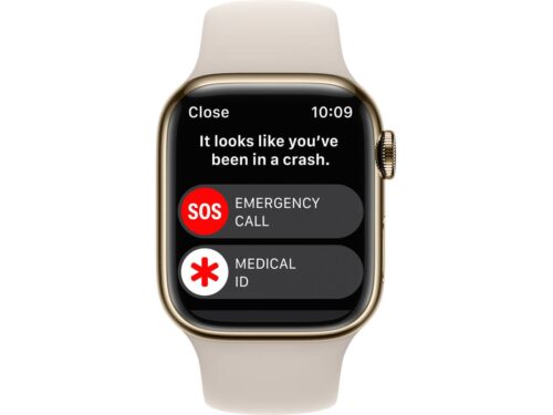 APPLE Watch Series 8 GPS+Cellular 41 mm Dourado com Bracelete Desportiva Luz das Estrelas - Imagen 4