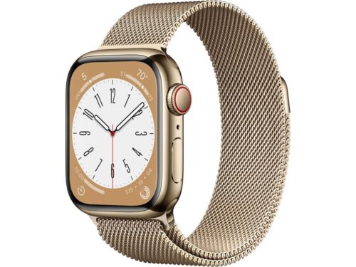 APPLE Watch Series 8 GPS+Cellular 41 mm Dourado com Loop Milanesa Dourado