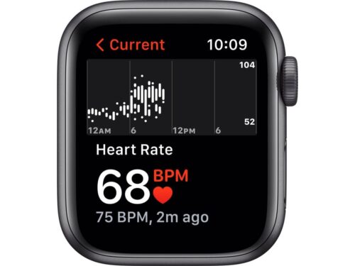 APPLE Watch SE GPS 40 mm Cinzento Sideral com Bracelete Desportiva Meia-noite - Imagen 4