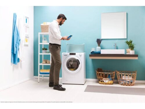 Máquina de Lavar e Secar Roupa CANDY CSOW 4855TWE/1-S (5/8 kg - 1400 rpm - Branco) - Imagen 3