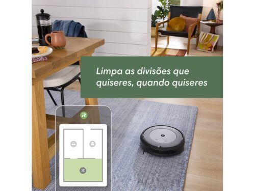 Aspirador Robô IROBOT Roomba I5 Cinza Texturizado - Imagen 5