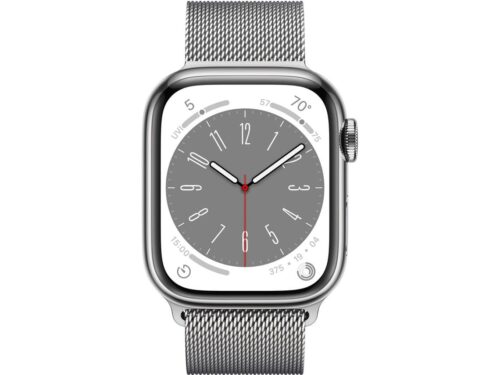 APPLE Watch Series 8 GPS+Cellular 41 mm Prateado com Loop Milanesa Prateado - Imagen 2