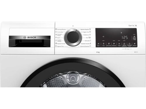 Máquina de Secar Roupa BOSCH WQG233D0ES (8 kg - Bomba de Calor - Branco) - Imagen 3