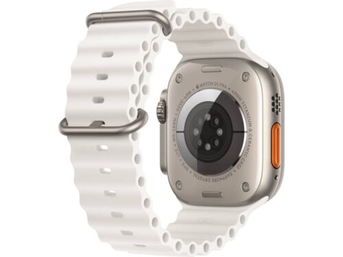 APPLE Watch Ultra GPS+Cellular 49 mm com Bracelete Ocean Branca - Imagen 3