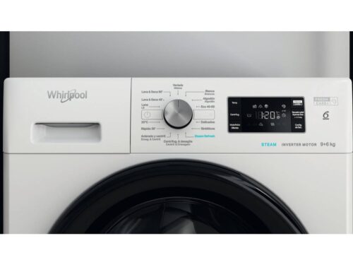 Máquina de Lavar e Secar Roupa WHIRLPOOL FFWDB 964369 BV SP (6/9 kg - 1400 rpm - Branco) - Imagen 5