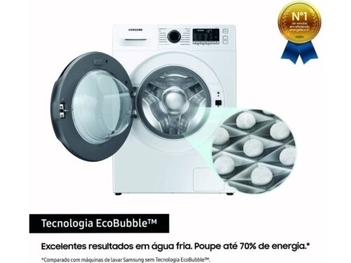 Máquina de Lavar Roupa SAMSUNG WW11BGA046AE (11 kg - 1400 rpm - Branco) - Imagen 5