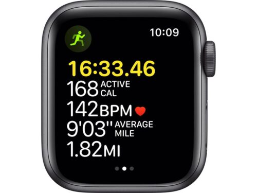 APPLE Watch SE GPS 40 mm Cinzento Sideral com Bracelete Desportiva Meia-noite - Imagen 3