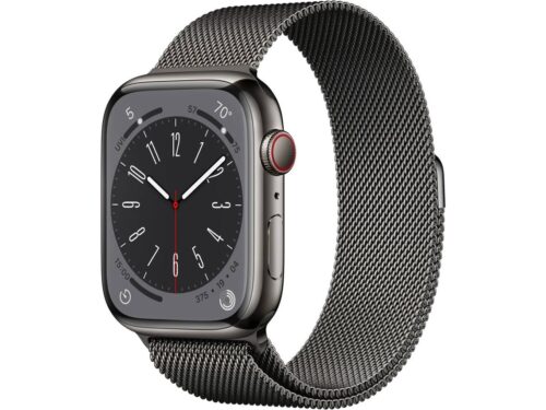 APPLE Watch Series 8 GPS+Cellular 45 mm Grafite com Loop Milanesa Grafite